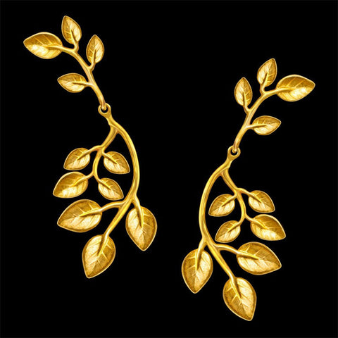 Brinco de Prata Hedera