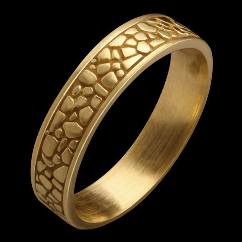 Aliança de Ouro Amarelo Galore