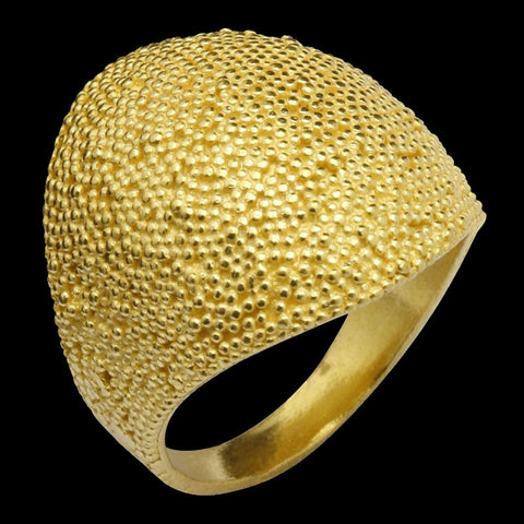 Anel de Prata com banho de Ouro Desintegration