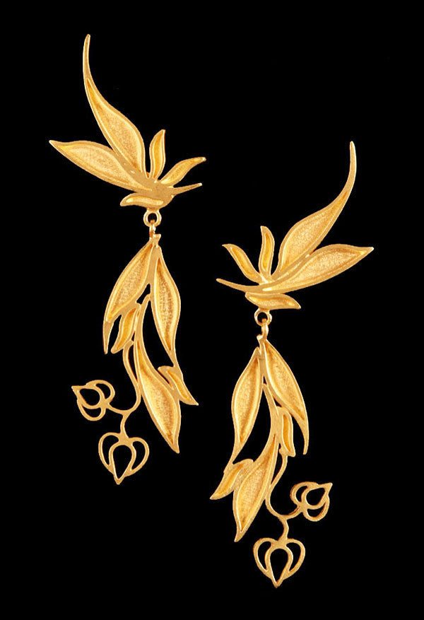 Brinco de Prata Genciana