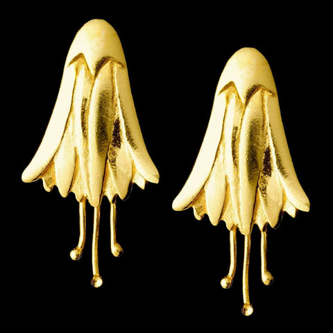 Brinco de Prata com banho de Ouro Gentiana