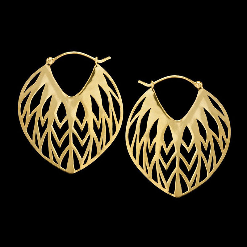 Brinco de Prata com banho de Ouro Herisson