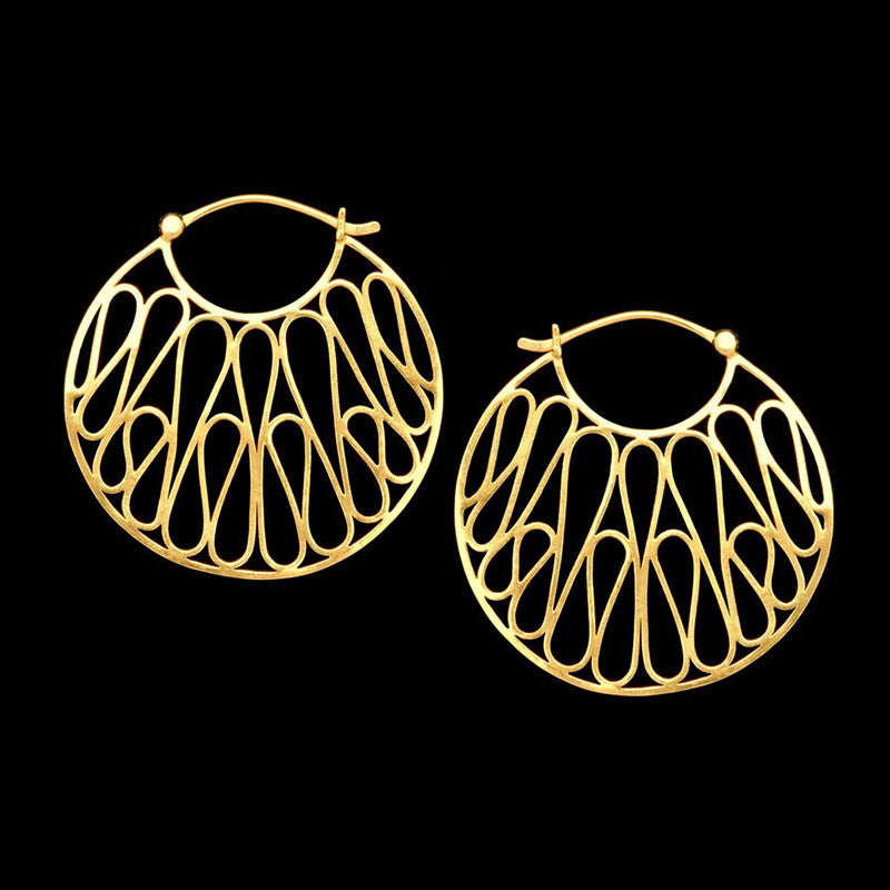 Brinco de Prata com banho de Ouro Kilowatt