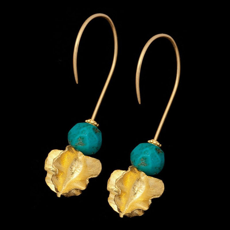 Brinco de Prata com banho de Ouro Tibliss