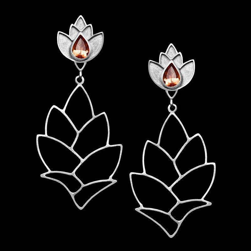 Brinco de Prata Tillandsia