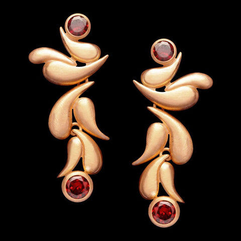 Brinco de Prata com banho de Ouro Rosé Velatus