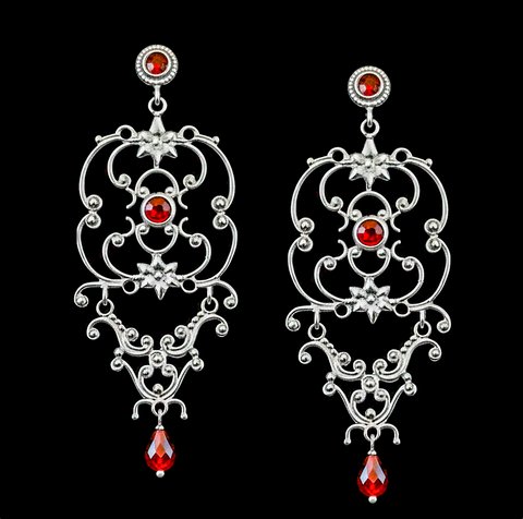 Brinco de Prata com Ouro Queen Victoria