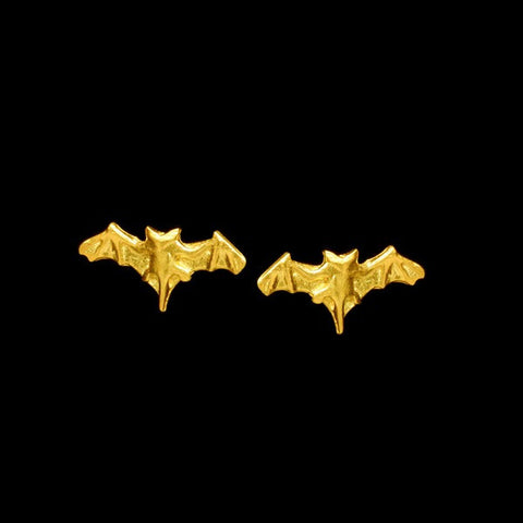 Brinco de Ouro Amarelo Bat