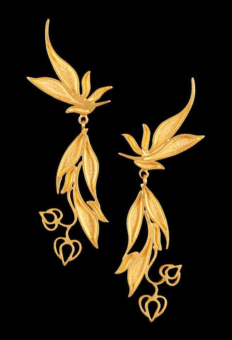 Brinco de Prata Genciana